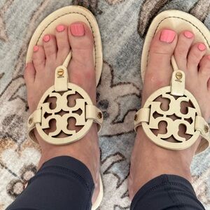 Tory Burch MillerCream Sandals size 9